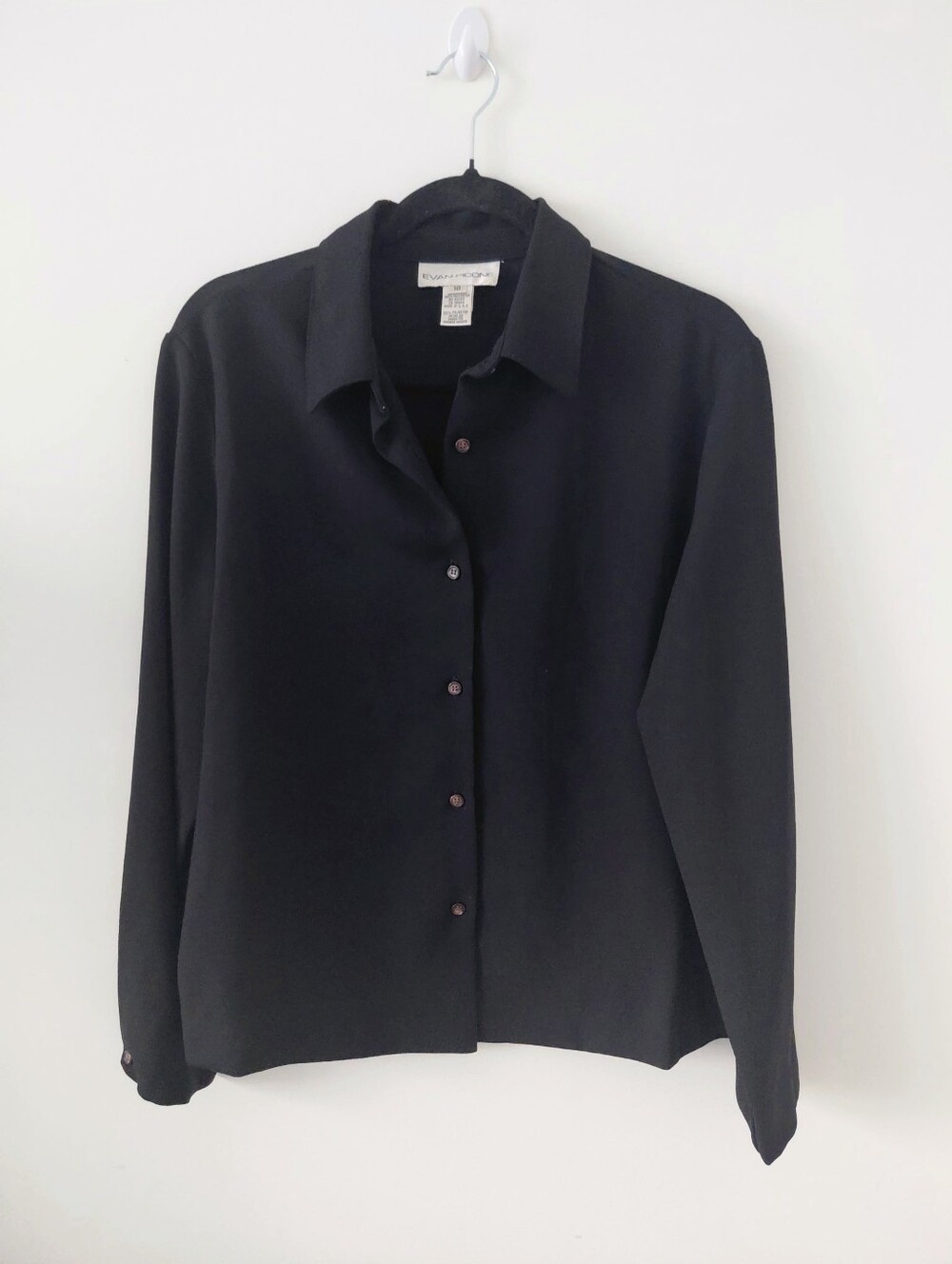 Classic Black Button-Down Shirt